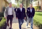 Ted Sarandos and Greg Peters Tour Warner Bros. Lot with David Zaslav