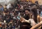 Actor Nidhhi Agerwal Mobbed by Aggressive Crowd at Hyderabad Mall