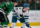 Stars Confront Celebrini in Upset Against Sharks