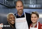 Prince William and George Cook Meal for the Homeless
