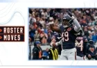 Chicago Bears Activate Edmunds, Elevate Alexander in Roster Moves