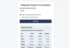 2026 Pittsburgh Property Taxes Calculator: City and Schools Guide