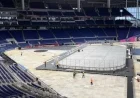 Construction Begins on Winter Classic Rink for Rangers-Panthers Game in Miami