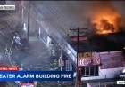 Major Blaze Engulfs San Pedro Commercial Building