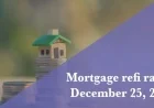 Latest Refi Mortgage Rates Unveiled for December 25, 2025