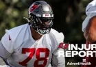 Wirfs, Nelson, Kancey Out Due to Injuries