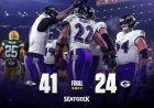 Ravens Crush Packers, Boosting Playoff Hopes