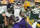 Derrick Henry Propels Ravens to 27-14 Halftime Lead Against Packers