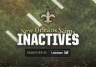 Saints vs. Titans: 2025 NFL Week 17 Inactive Players List