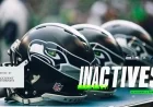 Seahawks vs. Panthers: Week 17 Inactive Players List