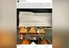Drunken Man Returns Stolen Mandolins to Teaneck Store with Apology Note