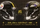 Steelers vs. Ravens: Week 18 Game Time Revealed