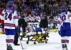 Team USA Defenseman Exits World Juniors on Stretcher After Puck Hit
