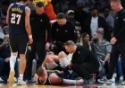 Nuggets’ Jokic Exits Game with Knee Injury