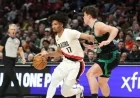 Sharpe Leads Blazers to Victory with 26 Points Against Celtics