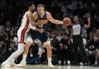 Nikola Jokic Exits Miami Game with Knee Injury