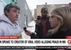 CNN Reporter Challenges Creator of Viral Child Care Fraud Video in Minnesota