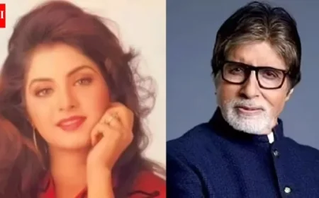 Divya Bharti’s Mom Urged Her Not to Wash Hands After Meeting Amitabh Bachchan