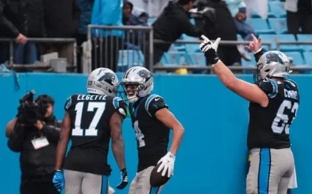 Panthers Capitalize on Stafford’s Turnovers to Defeat Rams 31-28