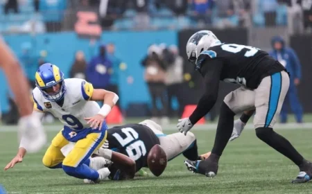 Matthew Stafford Fumbles, Carolina Panthers Upset Los Angeles Rams