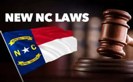 New NC Laws: Private School Guns and Revised Driving Regulations in December