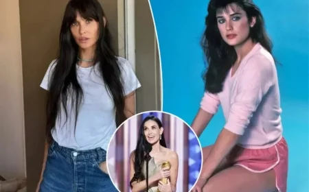 Demi Moore Embraces Aging and Wins First Golden Globe at 63