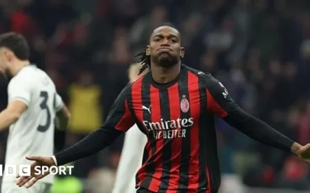 Rafael Leao Goal Lifts AC Milan to Serie A Summit Over Lazio