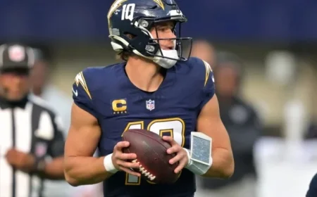 Justin Herbert Fractures Hand Before Chargers Face Eagles