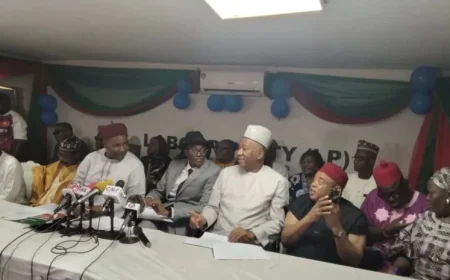 Labour Party Faction, Led by Abure, Discusses 2027 Election Strategy at NEC Meeting