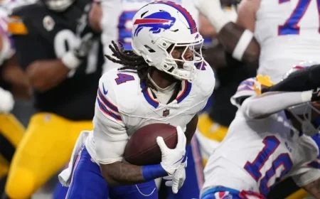 Buffalo Bills Break Rushing Record in Comeback Victory Against Steelers