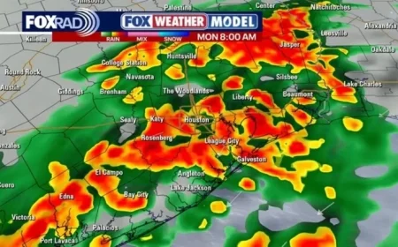 Houston Weather Forecast: Expect Increased Rainfall Throughout Monday