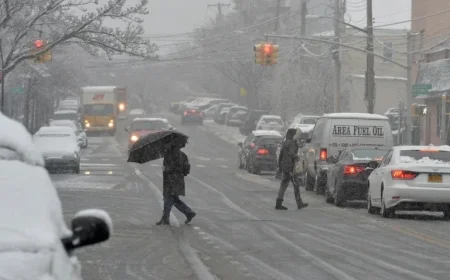Massachusetts Braces for Tuesday Snowstorm Expected to Drop 6 Inches