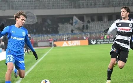 FC Universitatea Craiova Dominates in 0-0 Draw Against “U” Cluj