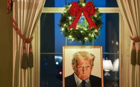 Melania Trump Transforms White House for Christmas 2025 Decorations