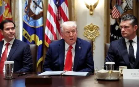 Trump Meets Rubio, Hegseth, Top Aides on Venezuela Crisis: Sources