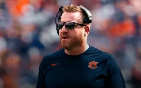 Auburn Appoints Alex Golesh as New Head Football Coach