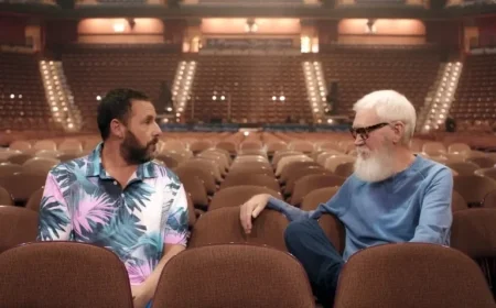 David Letterman and Adam Sandler Shine on Netflix’s ‘My Next Guest’