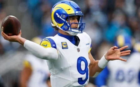 Stafford’s 28-TD Streak Ends with Interception Against Panthers