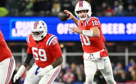 Drake Maye Advances in MVP Race as Patriots Dominate Giants to Go 11-2