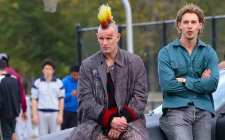 Matt Smith, Austin Butler Sport Mohawks in ‘Caught Stealing’