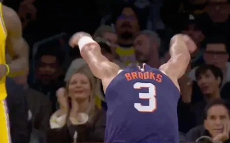 Dillon Brooks Challenges LeBron with Iconic Celebration After Dunk vs. Lakers