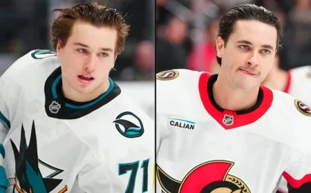 Sharks, Senators Skip Helmets in Vegas Warm-ups: NHL Rule Broken?