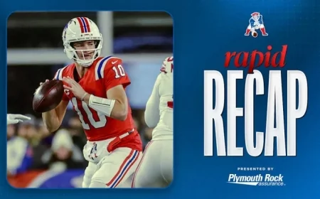 Patriots Dominate Giants 33-15 for 10th Straight Monday Night Win