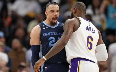 Dillon Brooks Scores 30, Taunts LeBron, Halts Lakers’ 7-Game Streak