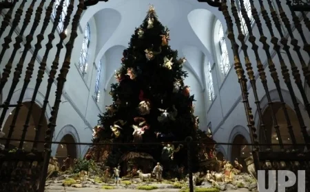 Christmas Tree and Neapolitan Baroque Crèche Illuminate Met Fifth Avenue
