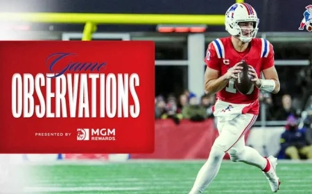 8 Key Highlights from Patriots’ Monday Night Victory Over Giants in Week 13