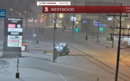 Tri-State Faces Snow-Covered Roads During Weather Alert Day