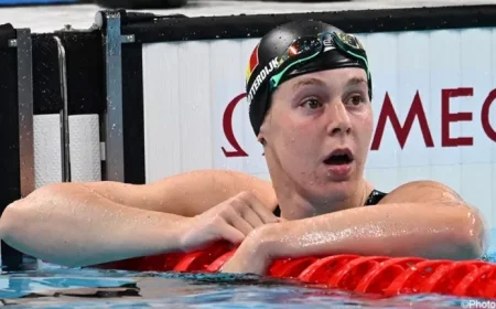 Roos Vanotterdijk Sets Belgian Record, Reaches 50m Butterfly Semifinals