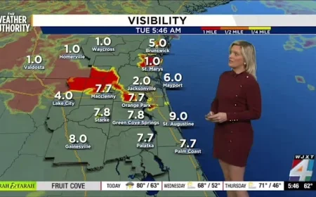 Jacksonville Braces for Dense Fog and Stormy Weather: Weekly Forecast Insights