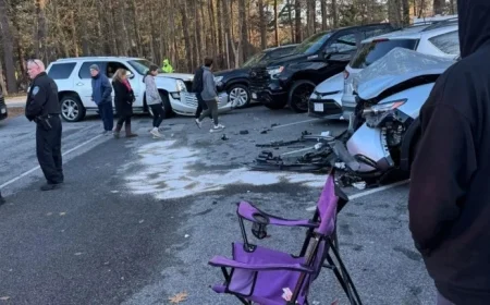 SUV Collides with Multiple Vehicles at Seekonk Elementary School